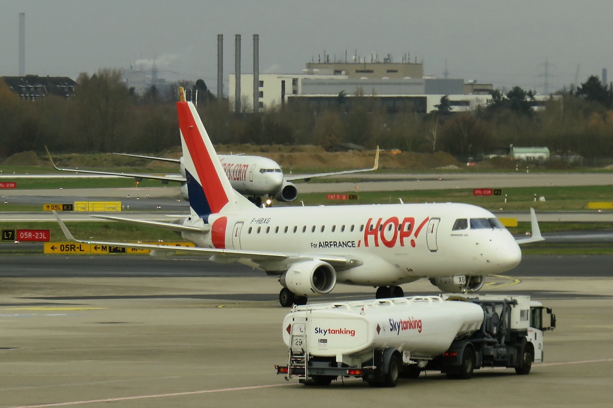 HOP! F-HBXG - Embraer ERJ-170STD - in Düsseldorf, 1.2.2018