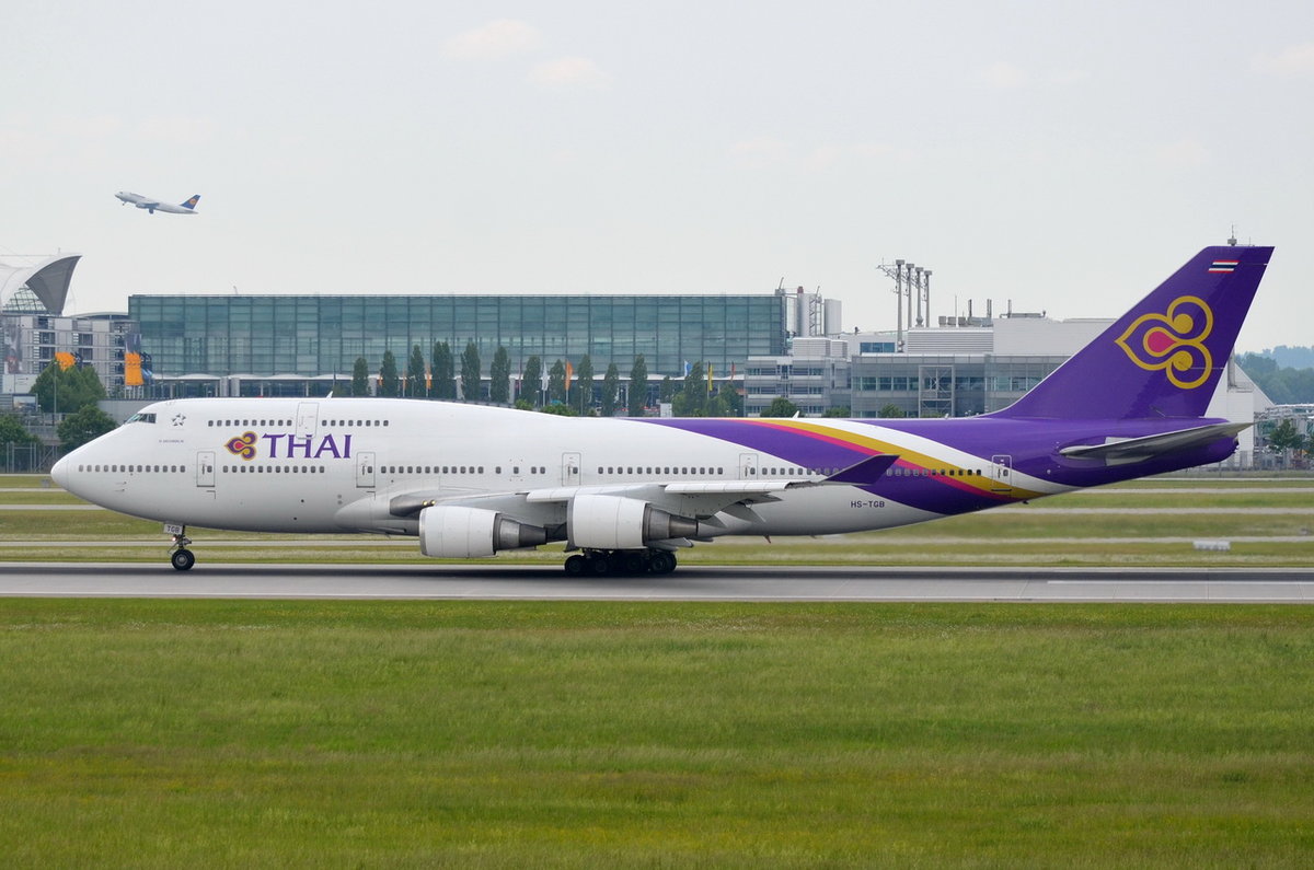 HS-TGB Thai Airways International Boeing 747-4D7  , MUC , 02.06.2017