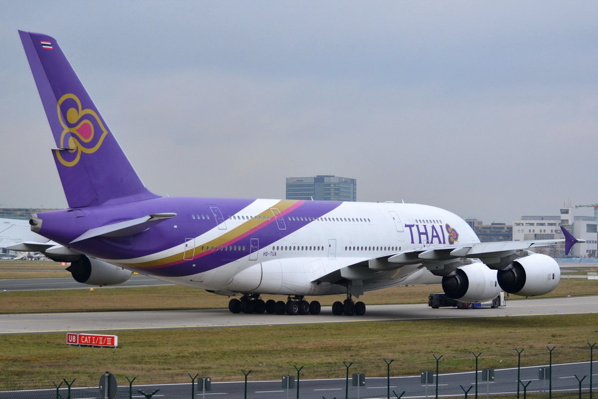 HS-TUA Thai Airways International Airbus A380-841  , FRA , 07.12.2017