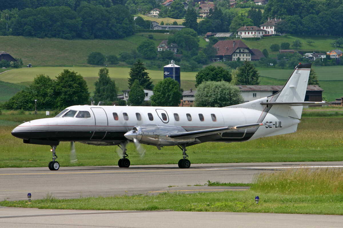 IBA International Business Air, SE-LIL, Fairchild Metro III 227AC, msn: AC-432B, 13.Juni 2008, BRN Bern, Switzerland.
