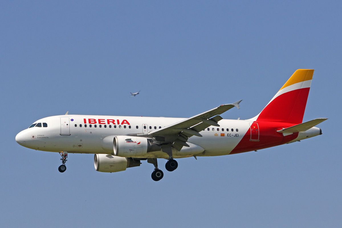 Iberia, EC-JEI, Airbus A319-111, msn: 2311,  Xativa , 09.Juli 2018, ZRH Zürich, Switzerland.