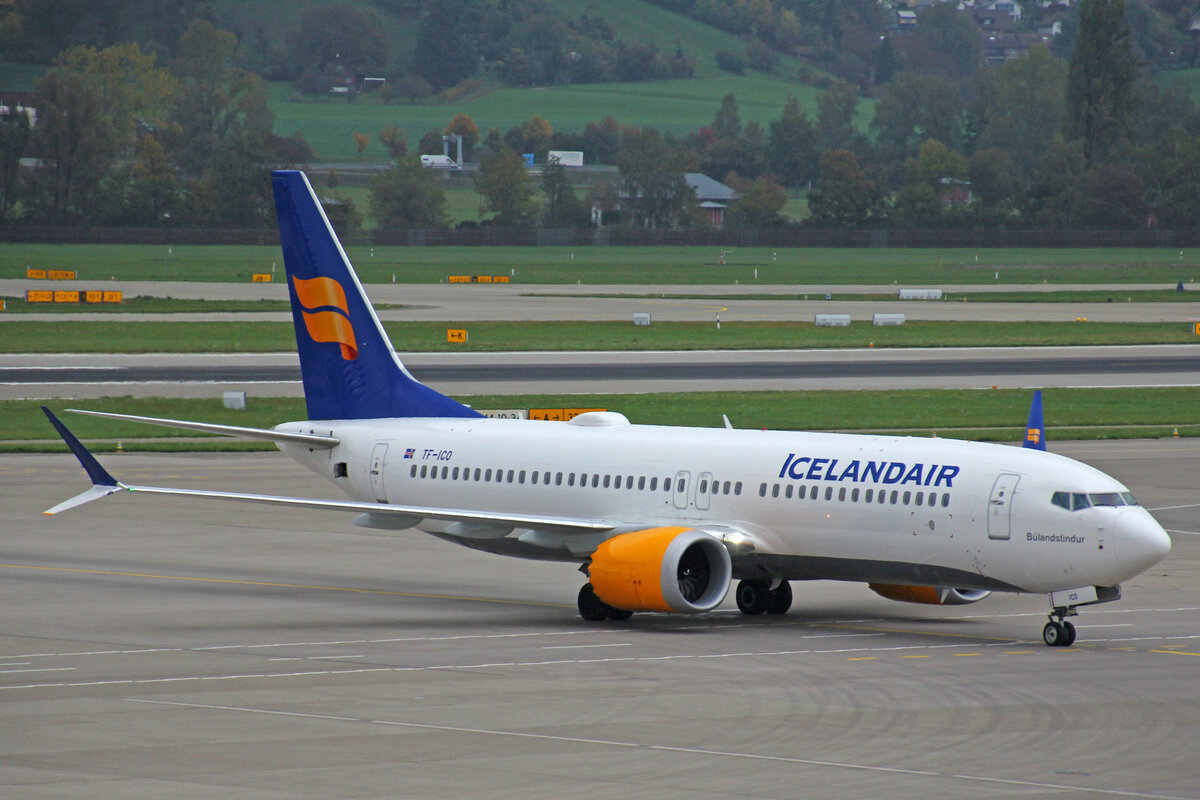 Icelandair, TF-ICO, Boeing B737-8MAX, msn: 44358/7410,  Búlandstindur , 10.Oktober 2022, ZRH Zürich, Switzerland.