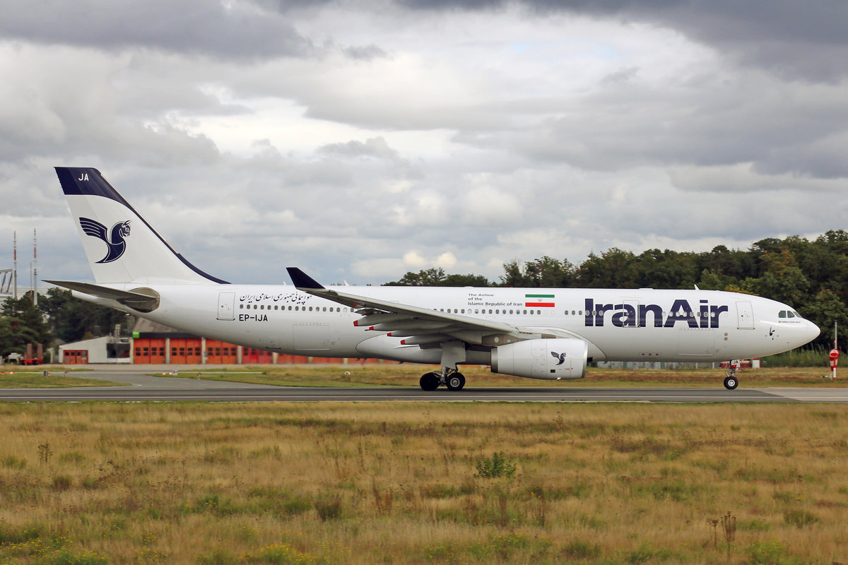 Iran Air, EP-IJA, Airbus A330-243, msn: 1540, 28,September 2019, FRA Frankfurt, Germany.