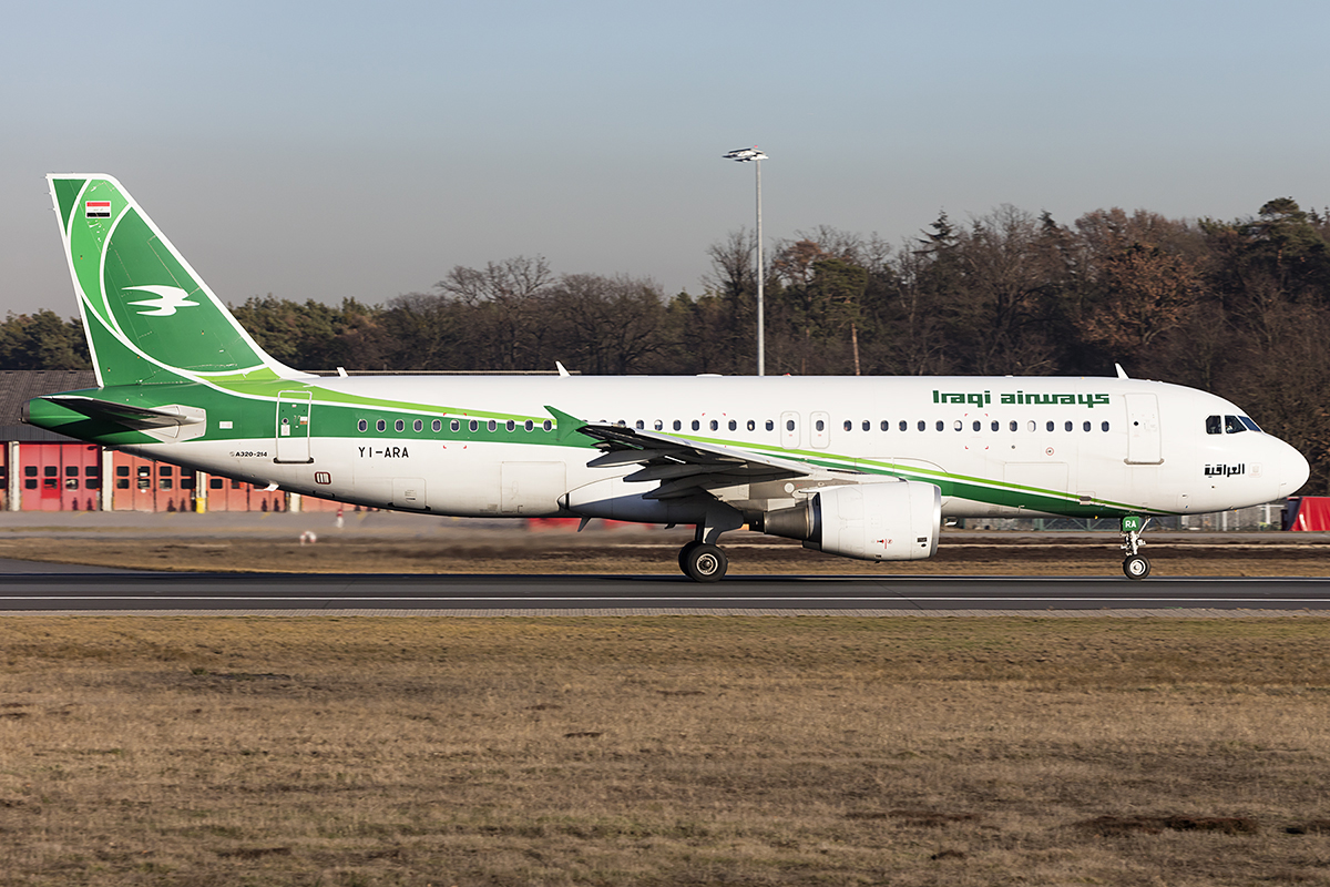 Iraqi Airways, YI-ARA, Airbus, A320-214, 14.02.2019, FRA, Frankfurt, Germany 


