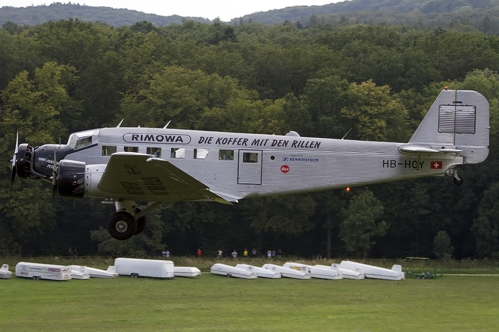 JUAir, HB-HOY, Junkers, JU-52, 06.09.2013, EDST, Hahnweide, Germany 



