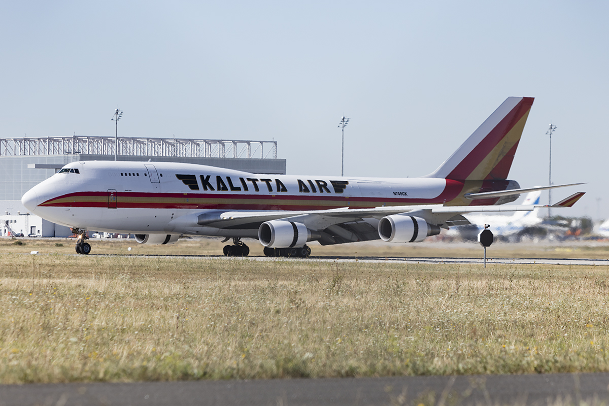 Kalitta Air, N745CK, Boeing, B747-446BCF, 06.08.2018, LEJ, Leipzig, Germany 




