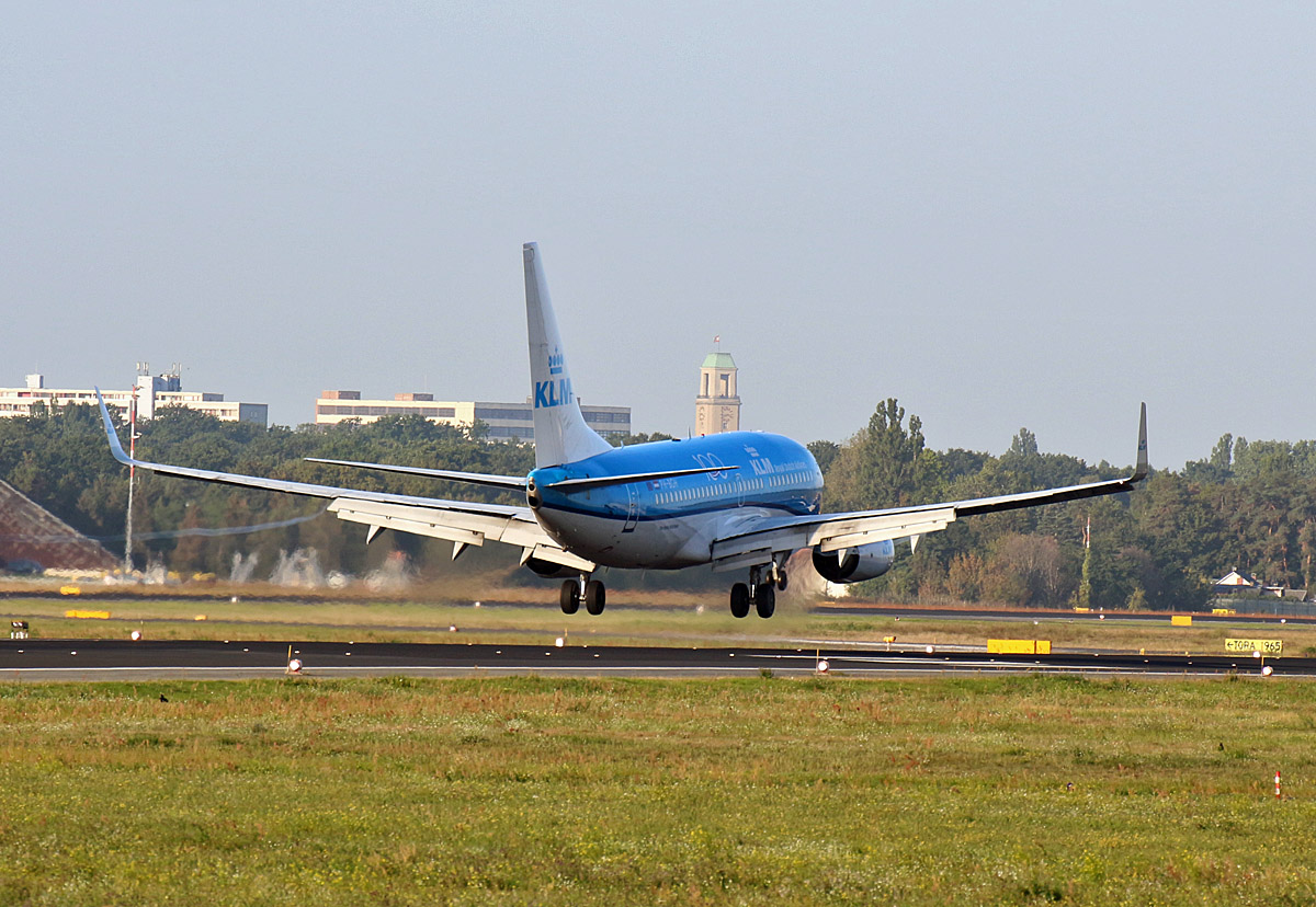 KLM. Boeing B 737-7K2, PH-BGH, TXL, 19.09.2019