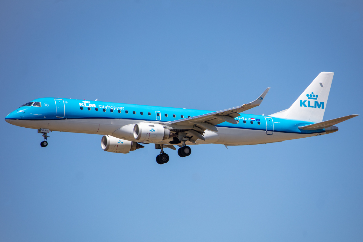 KLM-Cityhopper, PH-EXD, Embraer, 190LR, 24.06.2023, BRU, Brüssel, Belgien