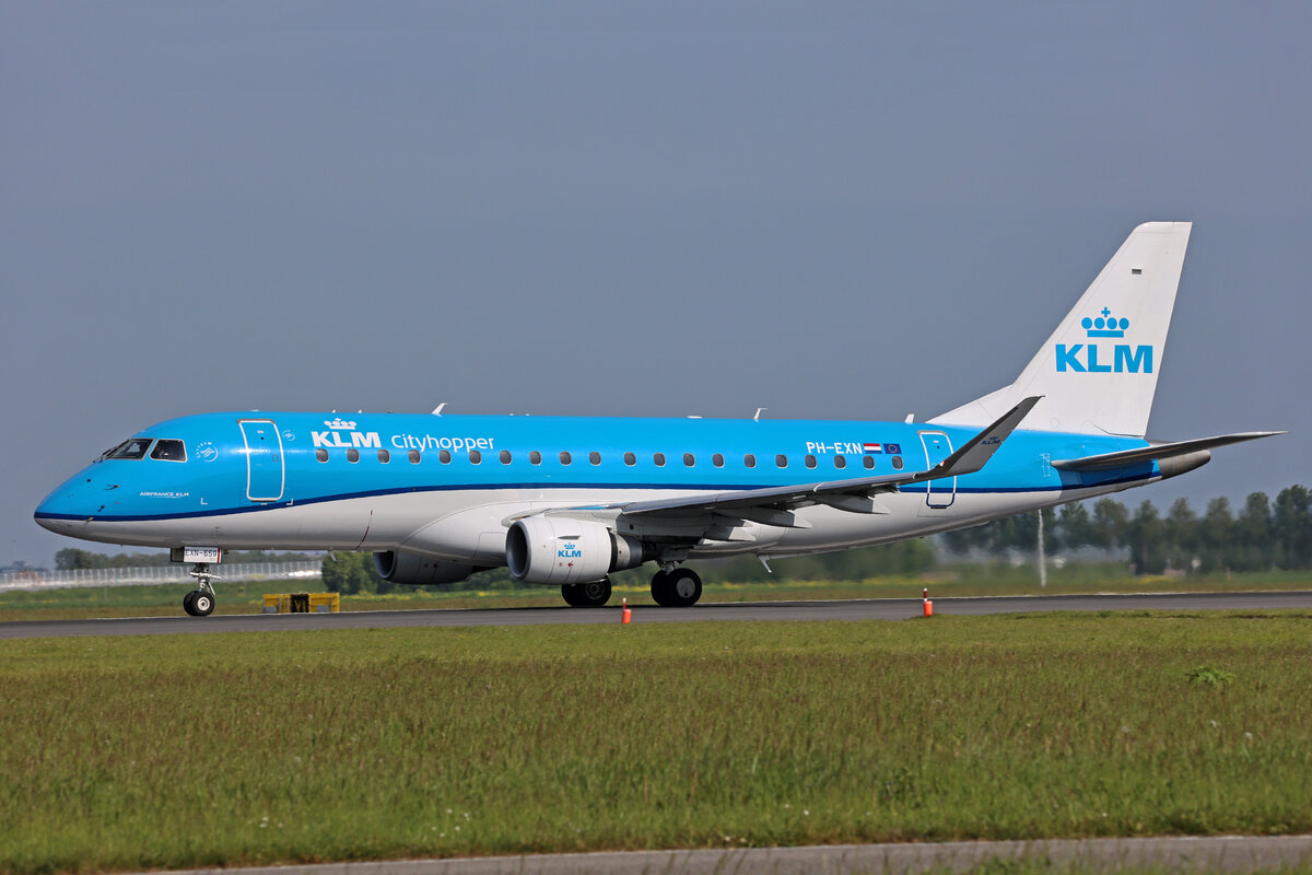 KLM Cityhopper, PH-EXN, Embraer ERJ-175STD, msn: 17000659, 18.Mai 2023, AMS Amsterdam, Netherlands.