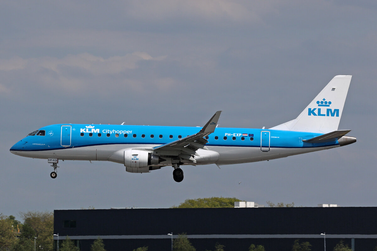KLM Cityhopper, PH-EXP, Embraer ERJ-175STD, msn: 17000678, 20.Mai 2023, AMS Amsterdam, Netherlands.
