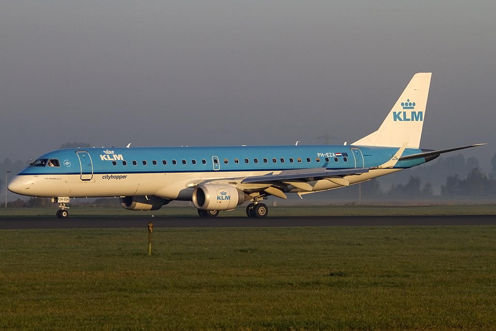 KLM - Cityhopper, PH-EZA, Embraer, 190LR, 07.10.2013, AMS, Amsterdam, Netherlands