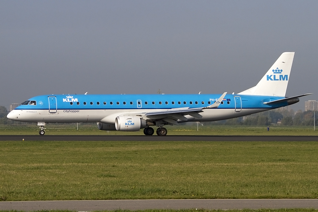 KLM - Cityhopper, PH-EZO, Embraer, 190LR, 07.10.2013, AMS, Amsterdam, Netherlands 



