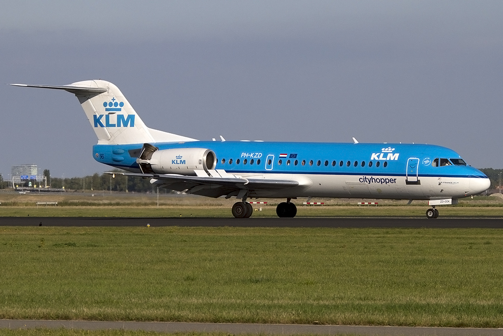 KLM - Cityhopper, PH-KZD, Fokker, F70, 06.10.2013, AMS, Amsterdam, Netherlands 



