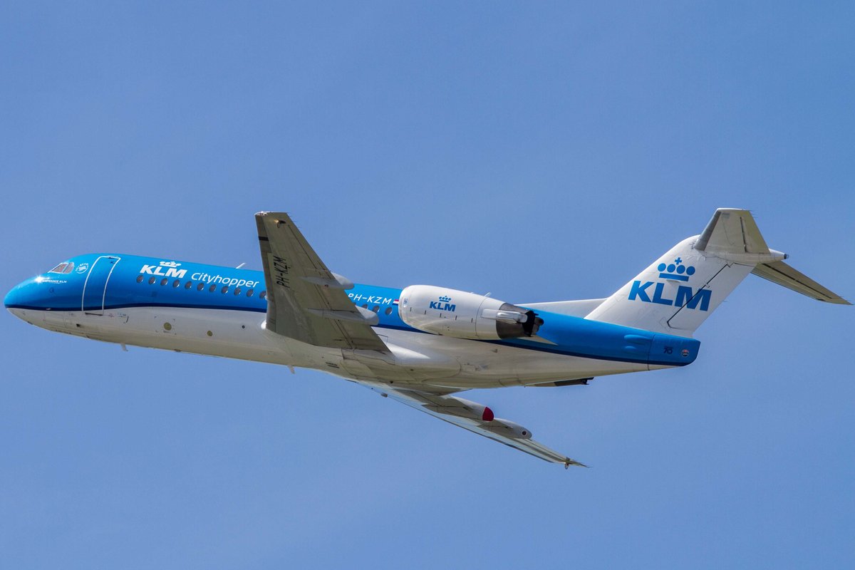 KLM-Cityhopper (WA-KLC), PH-KZM, Fokker, 70 (neue WA-Lkrg.), 17.05.2017, DUS-EDDL, Düsseldorf, Germany