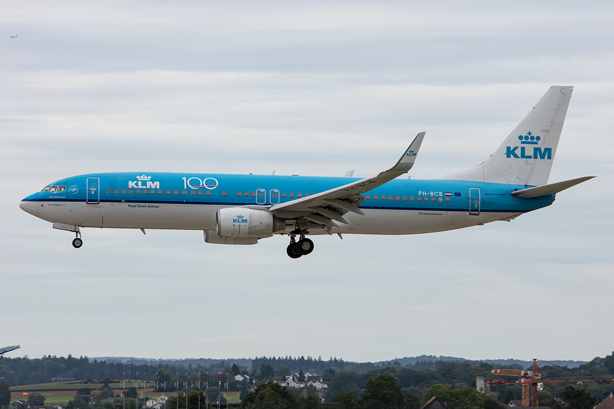 KLM, PH-BCB, Boeing, B737-8K2, 17.08.2019, ZRH, Zürich, Switzerland


