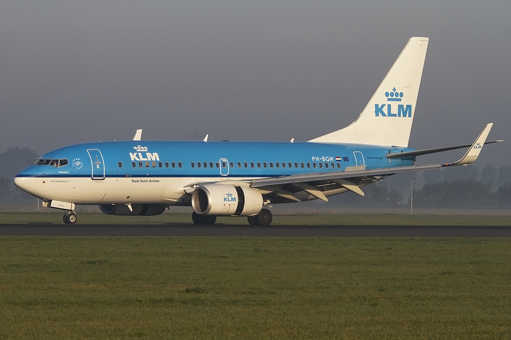 KLM, PH-BGM, Boeing, B737-7K2, 07.10.2013, AMS, Amsterdam, Netherlands 




