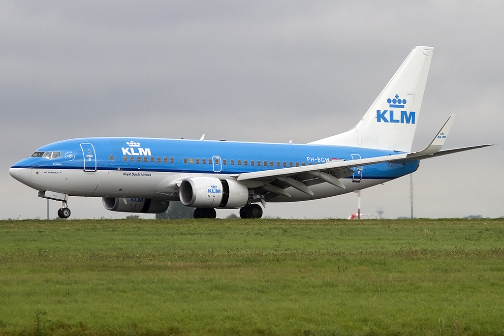 KLM, PH-BGW, Boeing, B737-7K2, 20.10.2013, CDG, Paris, France 






