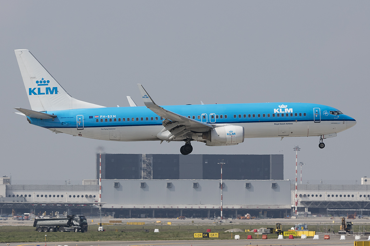 KLM, PH-BXM, Boeing, B737-8K2, 06.09.2018, MXP, Mailand, Italy


