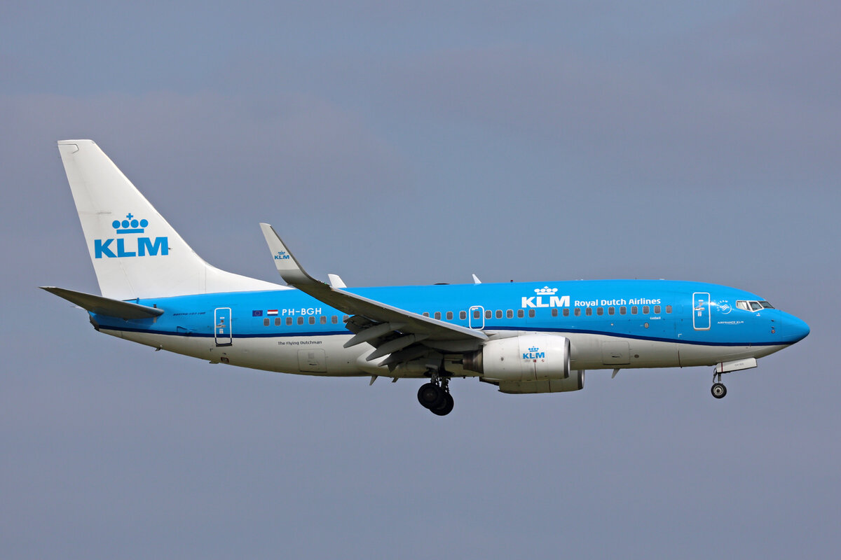 KLM Royal Dutch Airlines, PH-BGH, Boeing B737-7K2, msn: 38053/3119,  Grutto / Godwit ,  18.Mai 2023, AMS Amsterdam, Netherlands.