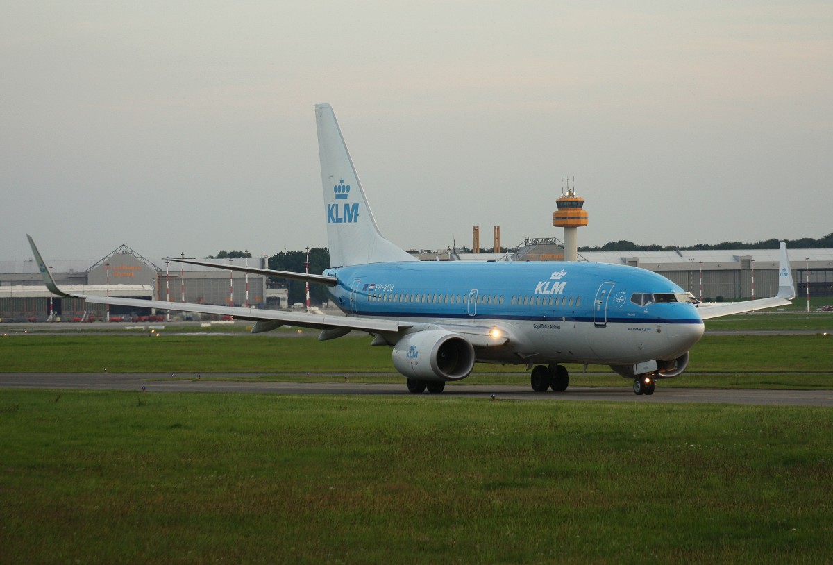 KLM Royal Dutch Airlines, PH-BGU, (c/n 39257),Boeing 737-7K2 (WL), 31.08.2015, HAM-EDDH, Hamburg, Germany 