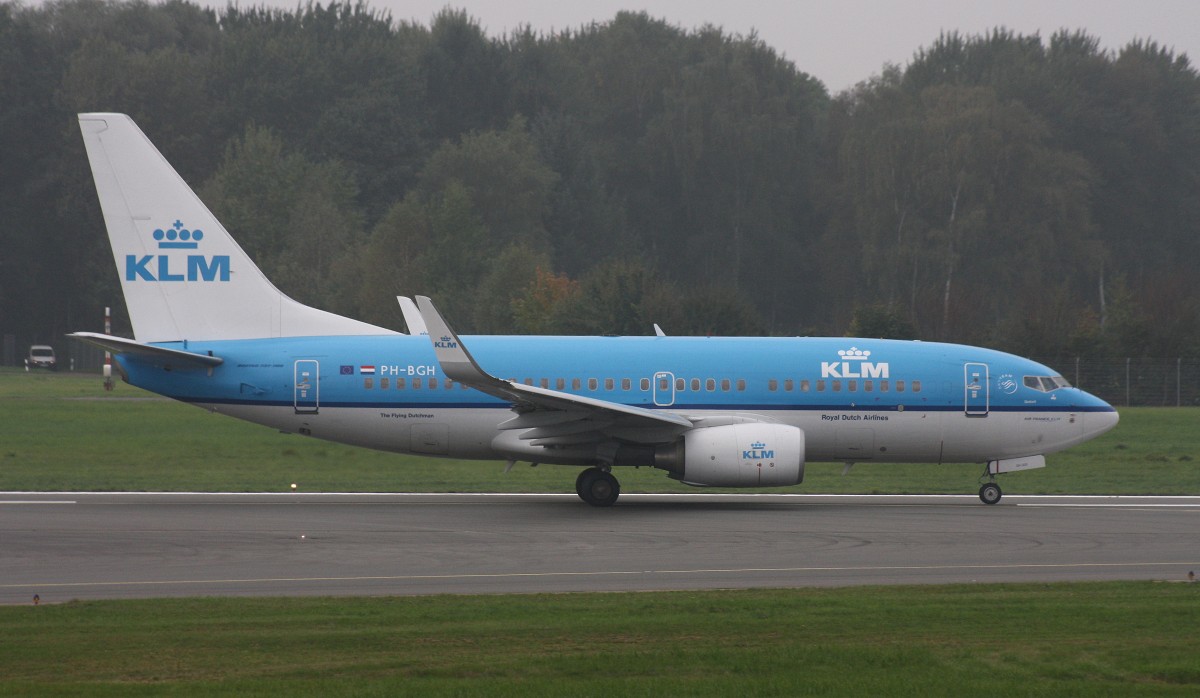 KLM Royal Dutch Airlines,PH-BGH,(c/n 38053),Boeing 737-7K2(WL),02.10.2014,HAM-EDDH,Hamburg,Germany