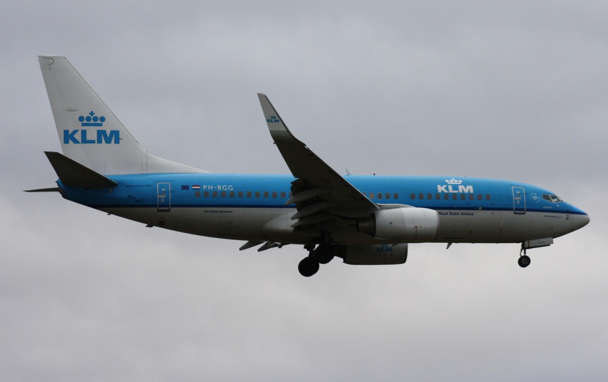 KLM Royal Dutsch Airlines,PH-BGG,(c/n30367),Boeing 737-7K2(WL),16.12.2013,HAM-EDDH,Hamburg,Germany