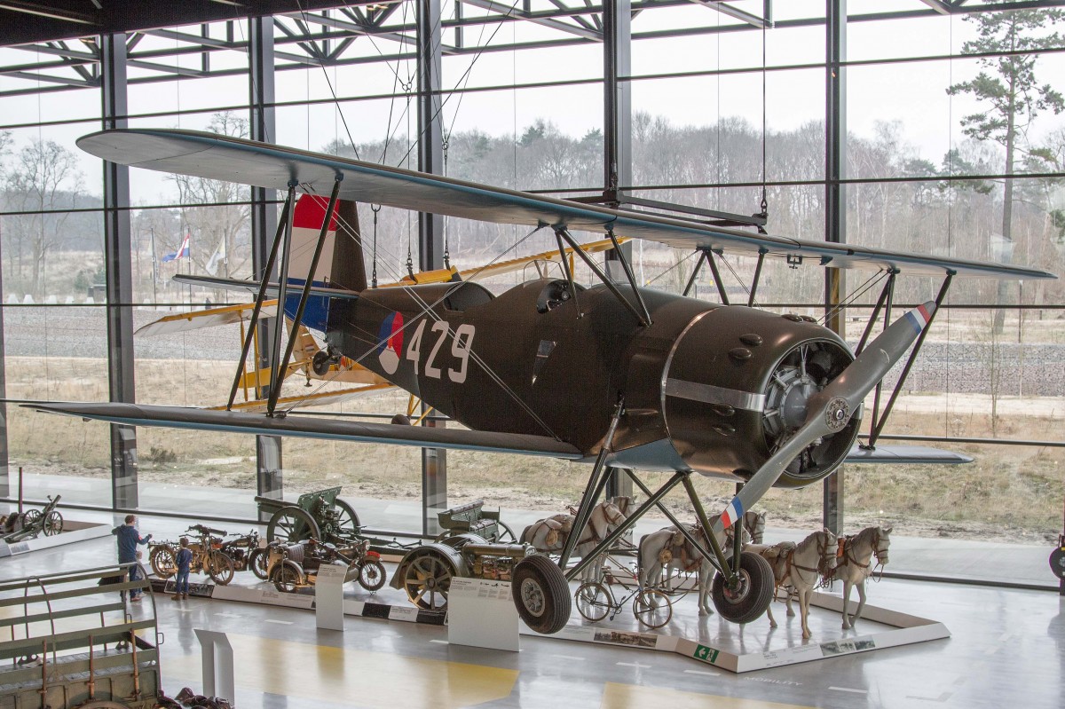 Koninklijke Luchtmacht, 429, Koolhoven, F.K. 51 (Replica), 01.03.2016, NMM Nationaal Militair Museum (UTC-EHSB), Soesterberg, Niederlande