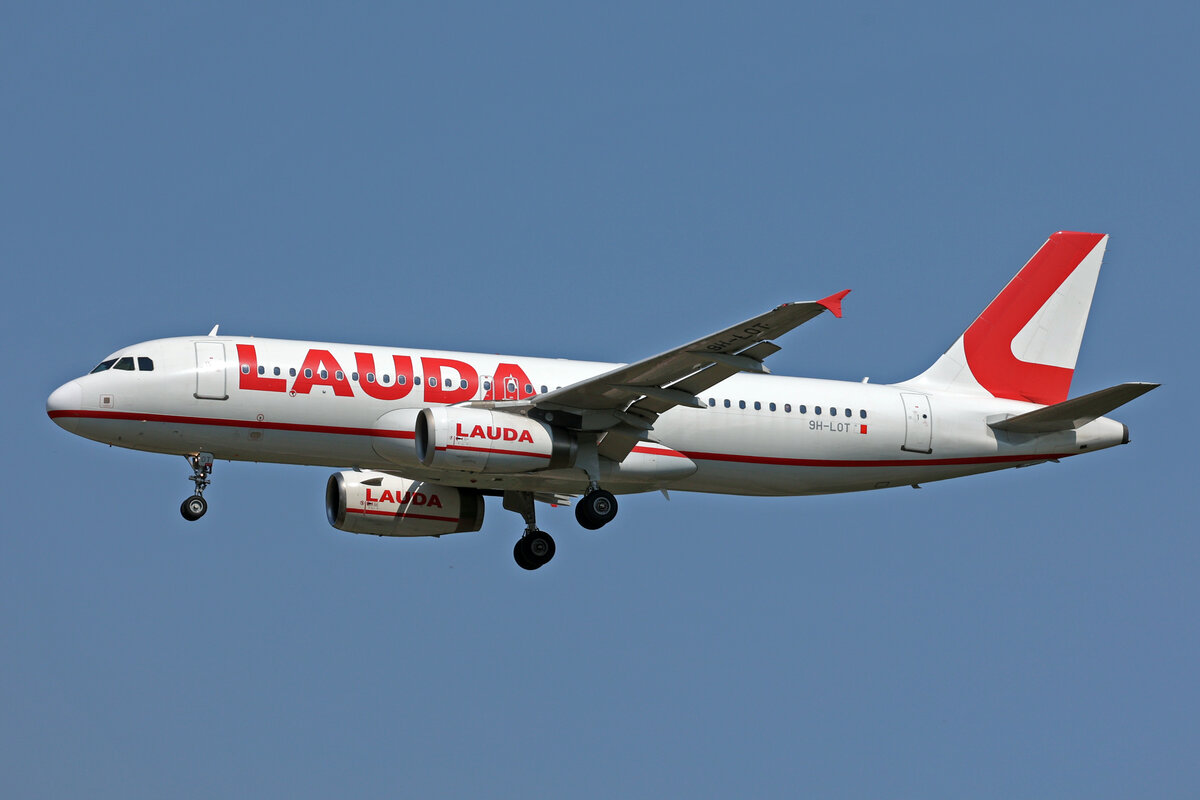 Lauda Europe, 9H-LOT, Airbus A320-232, msn: 2522, 13.Juli 2023, MXP Milano Malpensa, Italy.