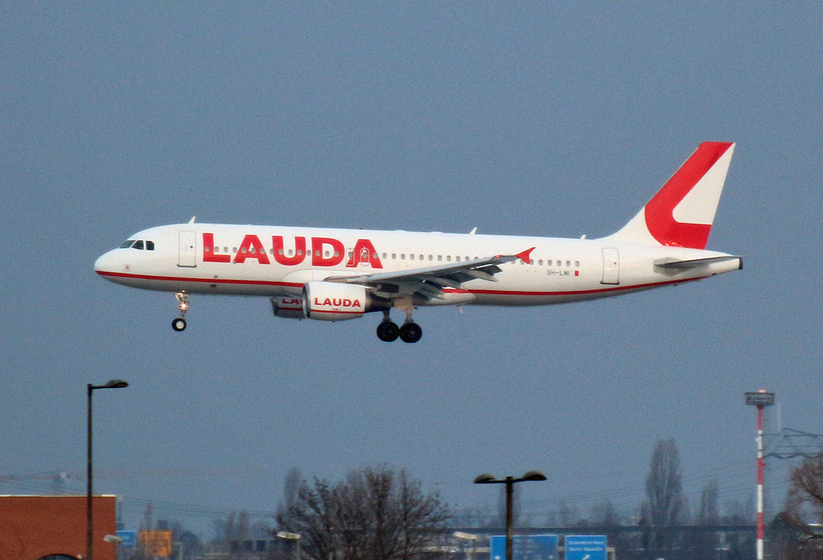 Lauda Europe, Airbus A 320-214, 9H-LMI, BER, 20.01.2024