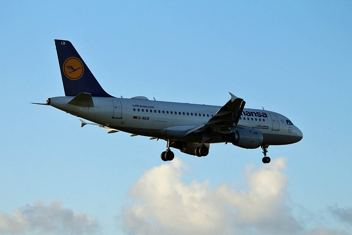 Lufthansa, Airbus A 319-114, D-AILB   Wittenberg/Lutherstadt , TXL, 30.10.2017