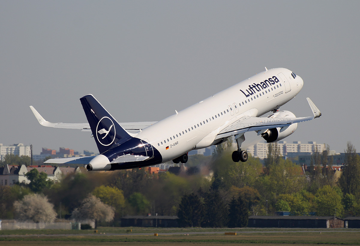 Lufthansa, Airbus A 320-271N, D-AINR  Landau in der Pfalz , TXL, 19.04.2019