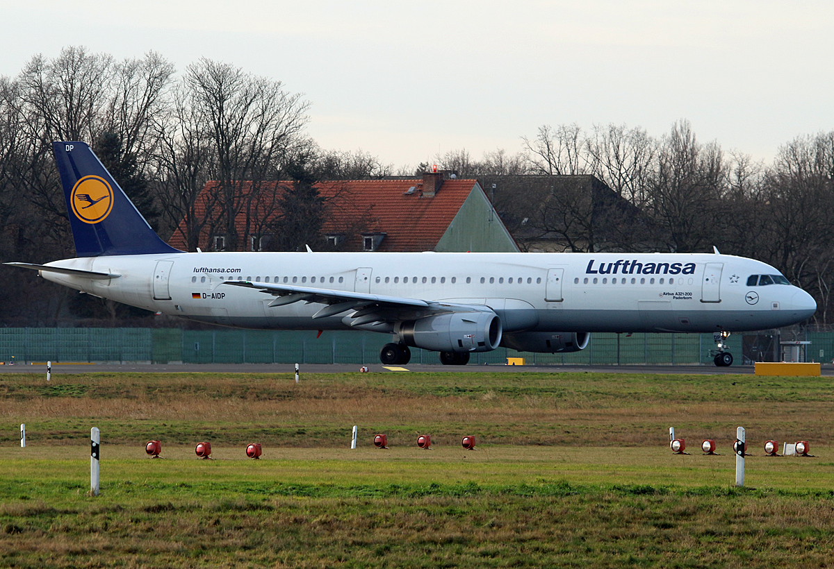 Lufthansa, Airbus A 321-231, D-AIDP  Paderborn , TXL, 06.01.2018