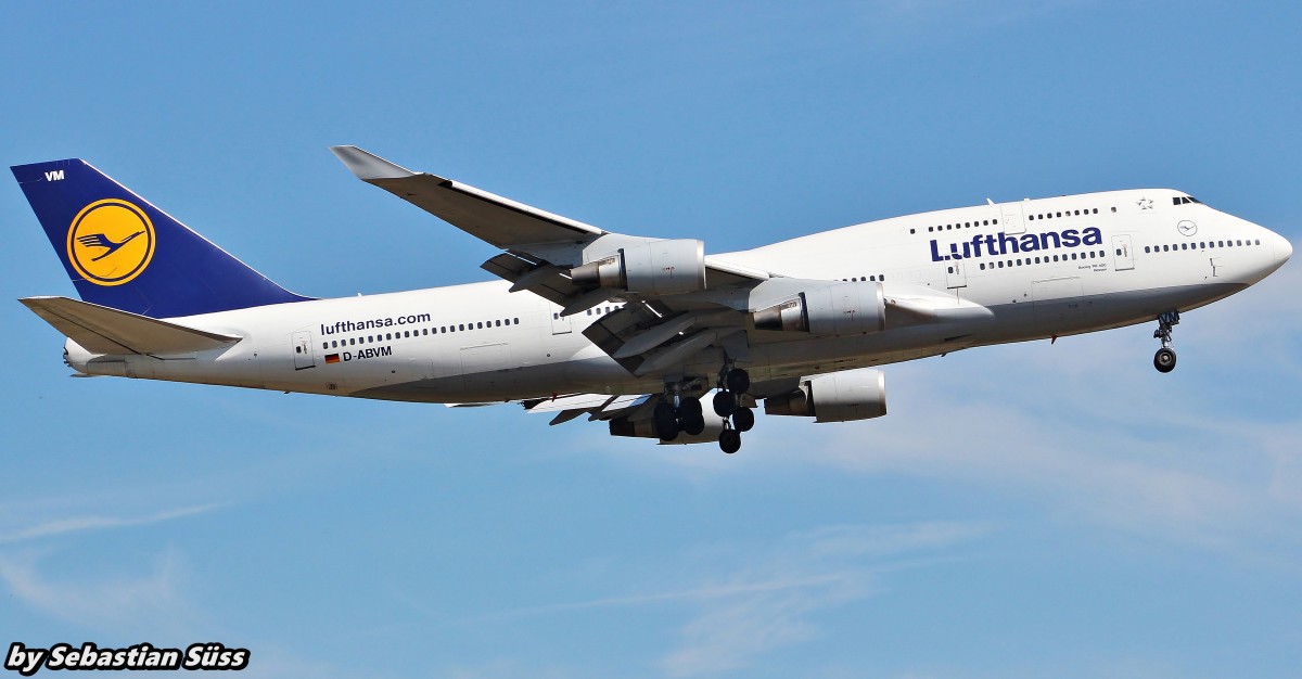 Lufthansa B747-400 D-ABVM @ Frankfurt Airport. 18.6.15