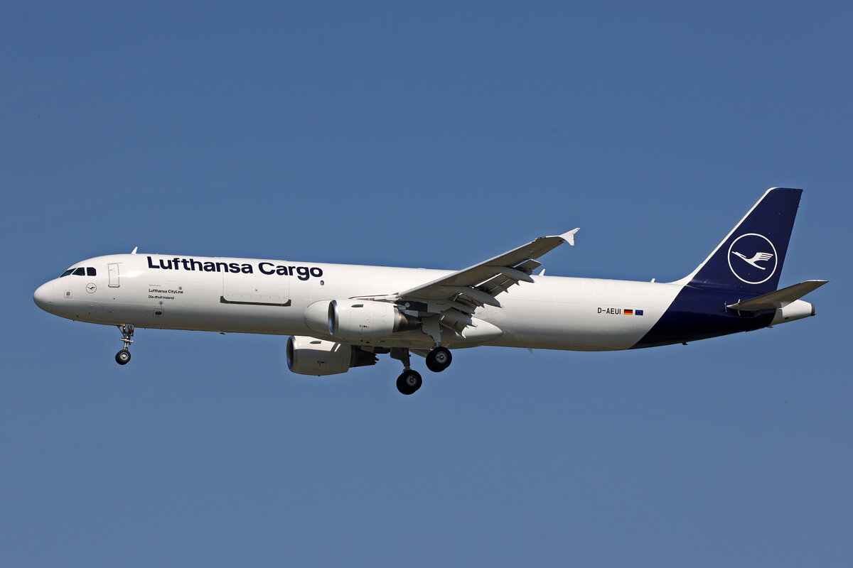 Lufthansa Cargo, D-AEUI, Airbus A321-211P2F, msn: 5126, 13.Juli 2023, MXP Milano Malpensa, Italy.