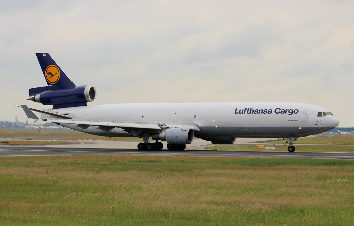 Lufthansa Cargo, D-ALCK,MSN 48803, Mcdonnell Douglas MD11F, 04.06.2017, FRA-EDDF, Frankfurt, Germany 