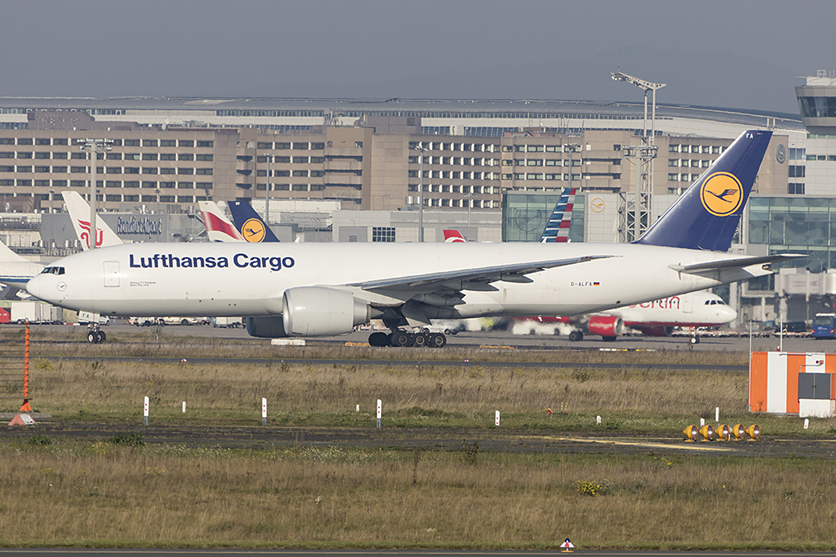 Lufthansa - Cargo, D-ALFA, Boeing, B777-FBT, 17.10.2017, FRA, Frankfurt, Germany 



