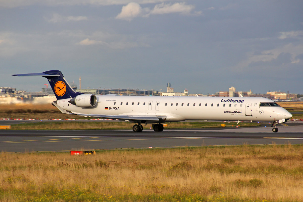 Lufthansa CityLine, D-ACKA, Bombardier CRJ-900, msn: 15072,,  Pfaffenhofen a. d. Ilm , 28,September 2019, FRA Frankfurt, Germany.