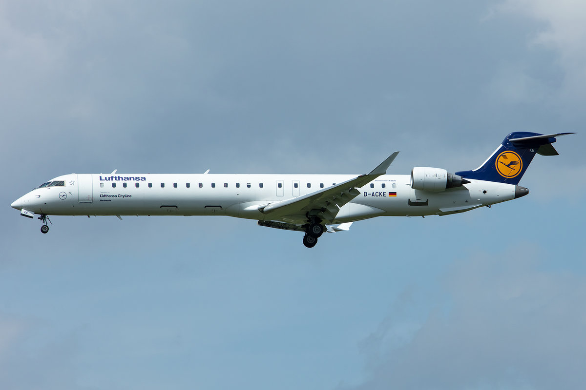 Lufthansa - CityLine, D-ACKE, Bombardier, CRJ-900, 02.05.2019, MUC, München, Germany





