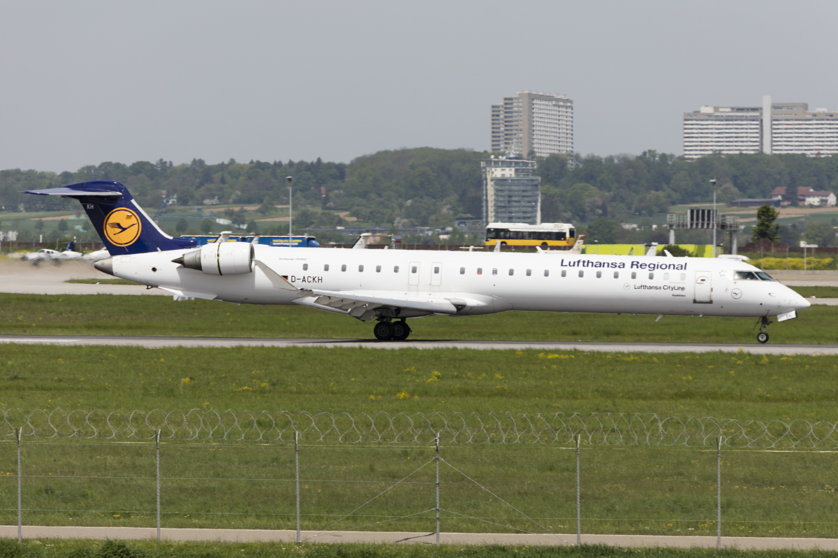 Lufthansa CityLine, D-ACKH, Bombardier, CRJ-900, 11.05.2016, STR, Stuttgart, Germany 

