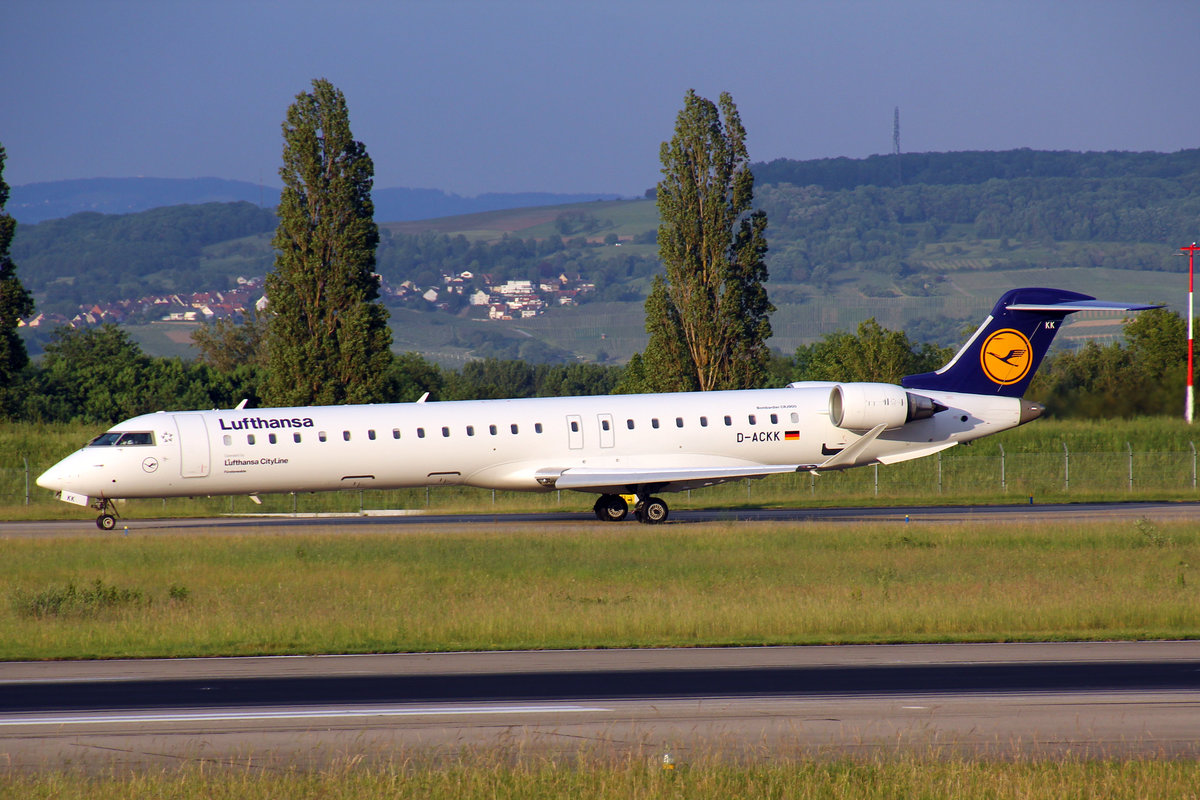 Lufthansa CityLine, D-ACKK, Bombardier CRJ-900,  Fürstenwalde , 29.Mai 2017, BSL Basel, Switzerland.
