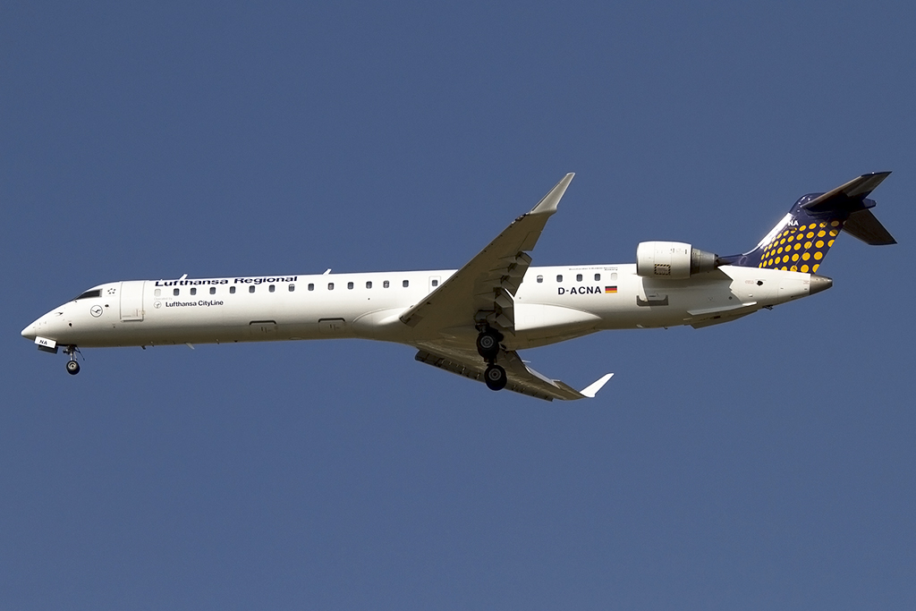 Lufthansa - CityLine, D-ACNA, Bombardier, CRJ-900, 14.07.2015, BSL, Basel, Switzerland 




