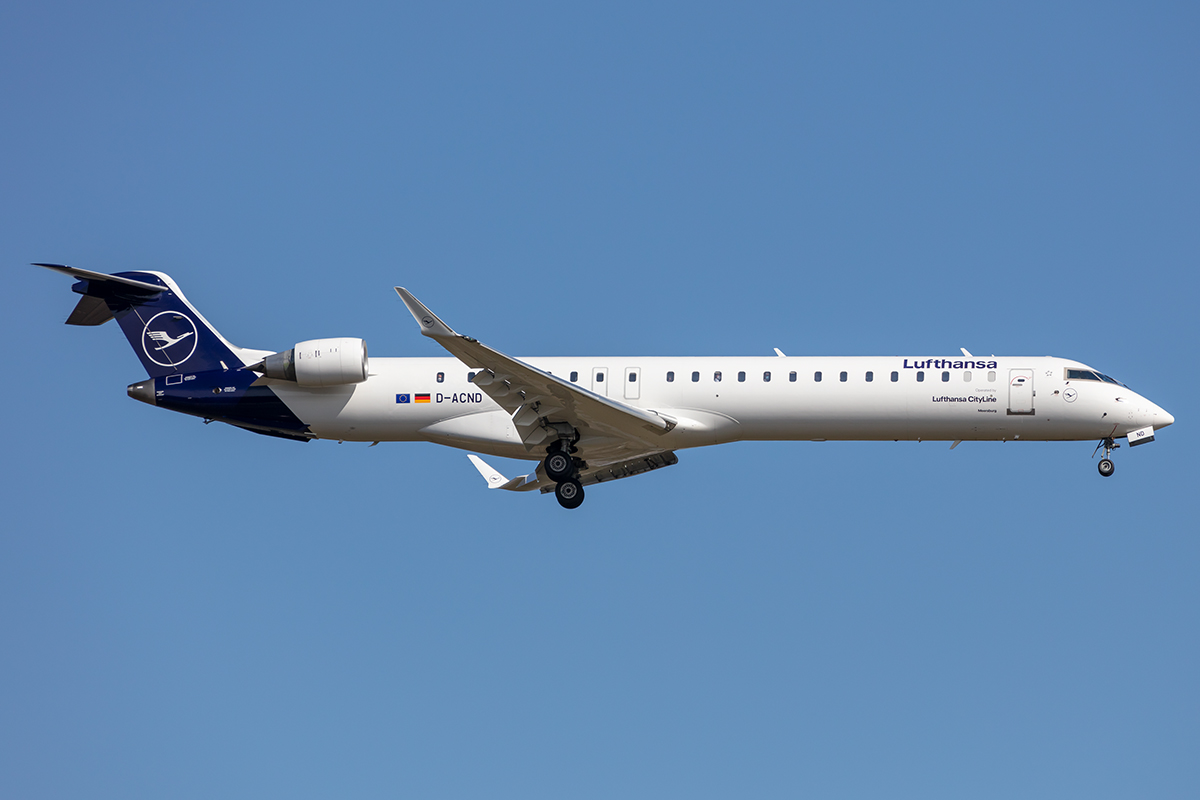 Lufthansa CityLine, D-ACND, Bombardier, CRJ-900NG, 27.04.2021, FRA, Frankfurt, Germany