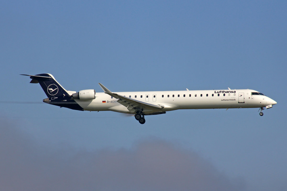 Lufthansa CityLine, D-ACNM, Bombardier CRJ-900LR, msn: 15253, 26,Oktober 2019, ZRH Zürich, Switzerland.