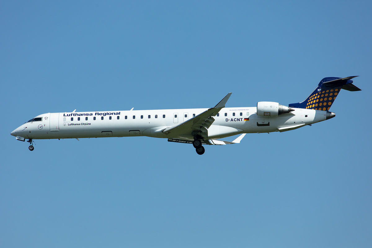 Lufthansa - CityLine, D-ACNT, Bombardier, CRJ-900NG, 02.05.2019, MUC, München, Germany


