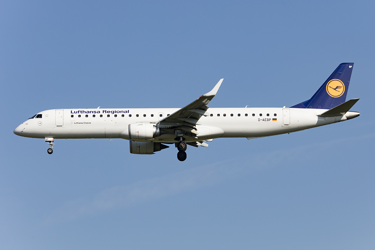 Lufthansa - CityLine, D-AEBP, Embraer, ERJ-195, 29.09.2016, MUC, München, Germany



