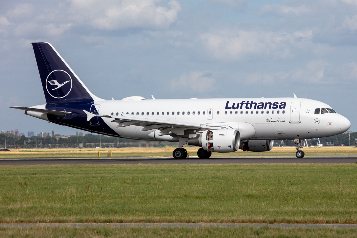 Lufthansa CityLine, D-AIBK, Airbus, A319-112, 02.07.2023, AMS, Amsterdam, Niederlande