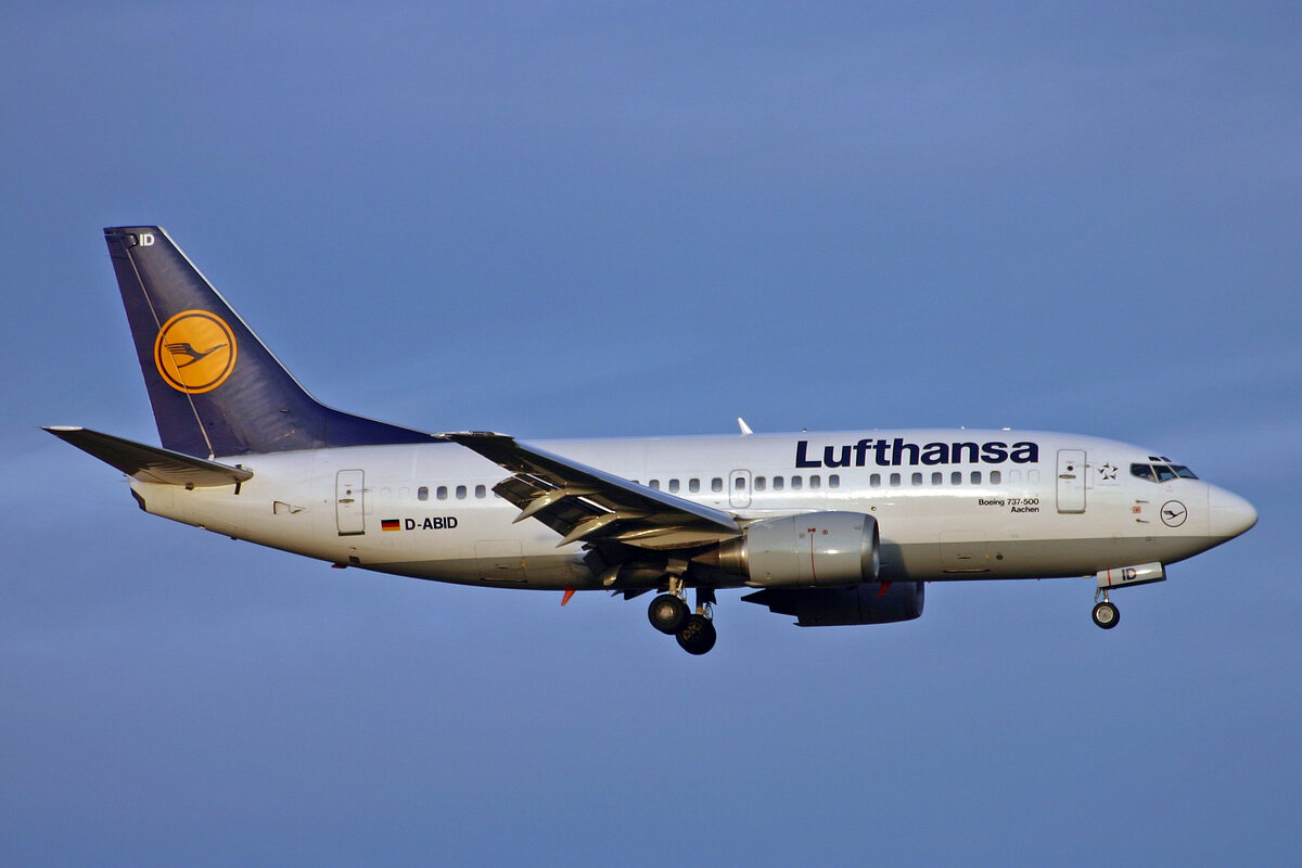 Lufthansa, D-ABID, Boeing B737-530, msn: 24818/1974,  Aachen , 20.Januar 2008, ZRH Zürich, Switzerland.