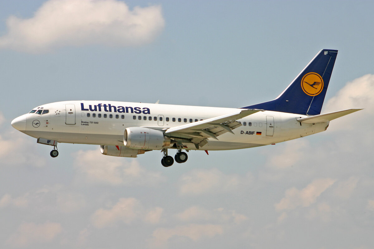 Lufthansa, D-ABIF, Boeing B737-530, msn: 24820/1985,  Landau , 09.Juni 2008, ZRH Zürich, Switzerland.