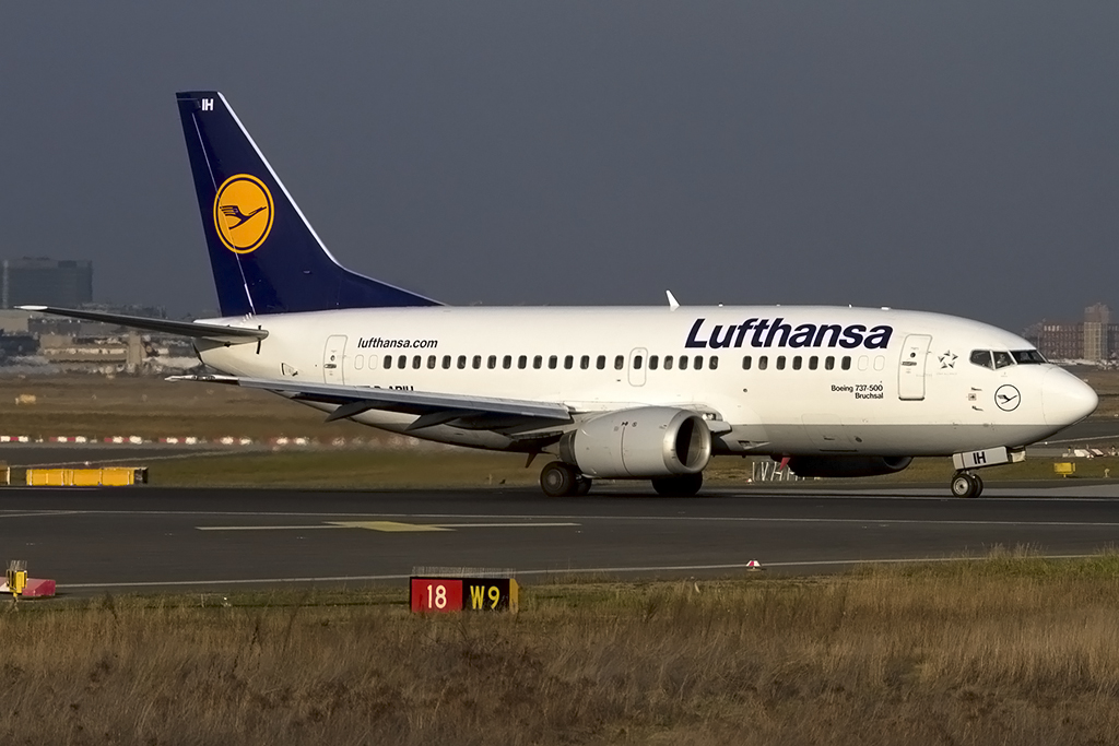 Lufthansa, D-ABIH, Boeing, B737-530, 05.03.2014, FRA, Frankfurt, Germany 




