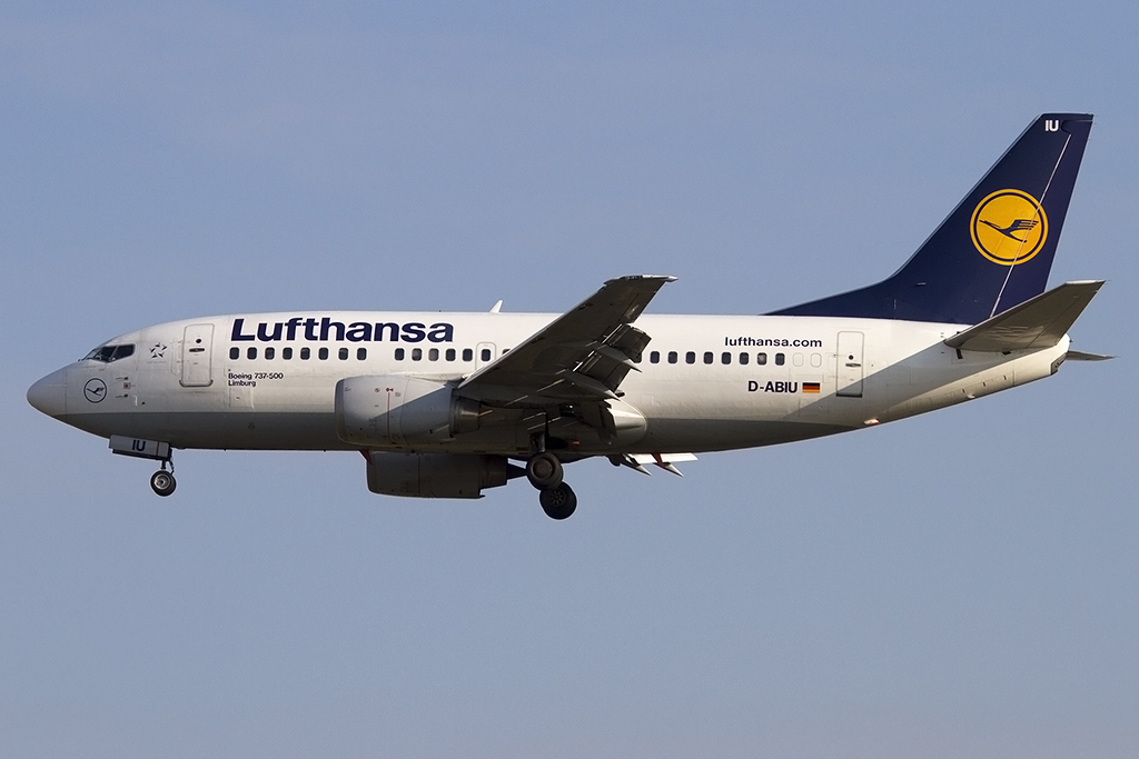 Lufthansa, D-ABIU, Boeing, B737-530, 02.05.2015, FRA, Frankfurt, Germany 



